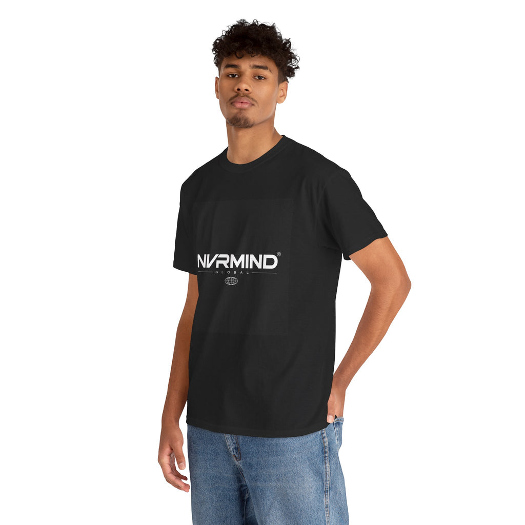 NVRMIND Graphic Tee — Minimalist Streetwear Logo T-Shirt