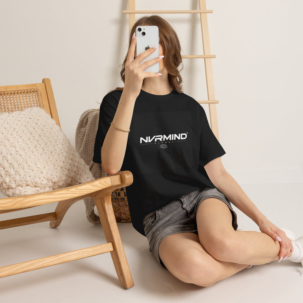 NVRMIND Graphic Tee — Minimalist Streetwear Logo T-Shirt