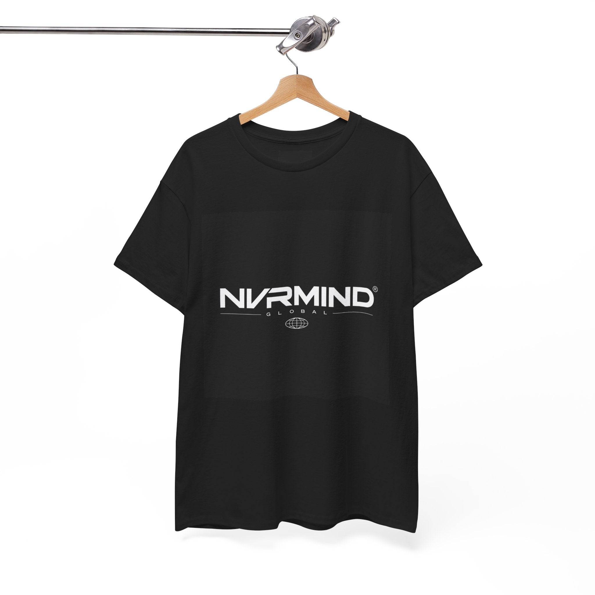 NVRMIND Graphic Tee — Minimalist Streetwear Logo T-Shirt