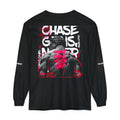 Reborn Rose Statue Long Sleeve Tee — "Rise From Ruins" Graphic