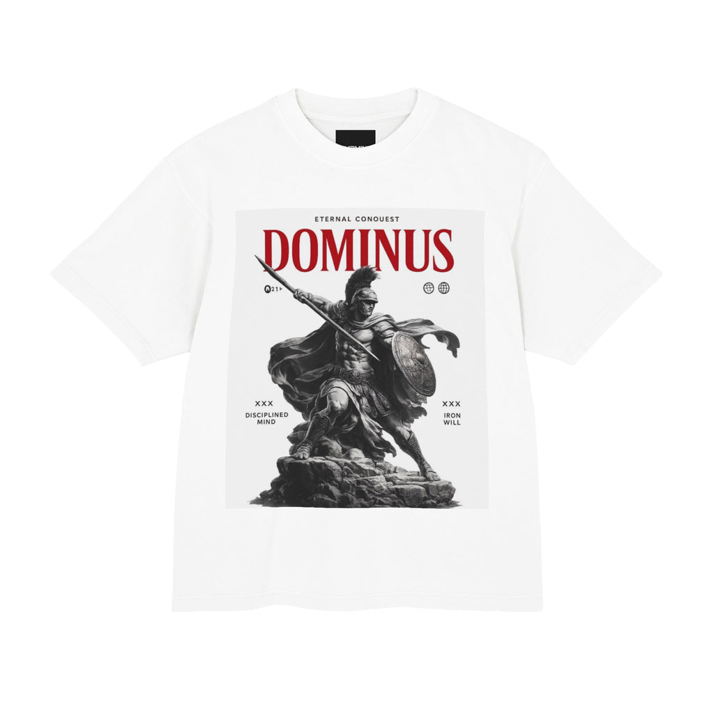 Dominus Spartan Tee — Graphic Roman Warrior Shirt