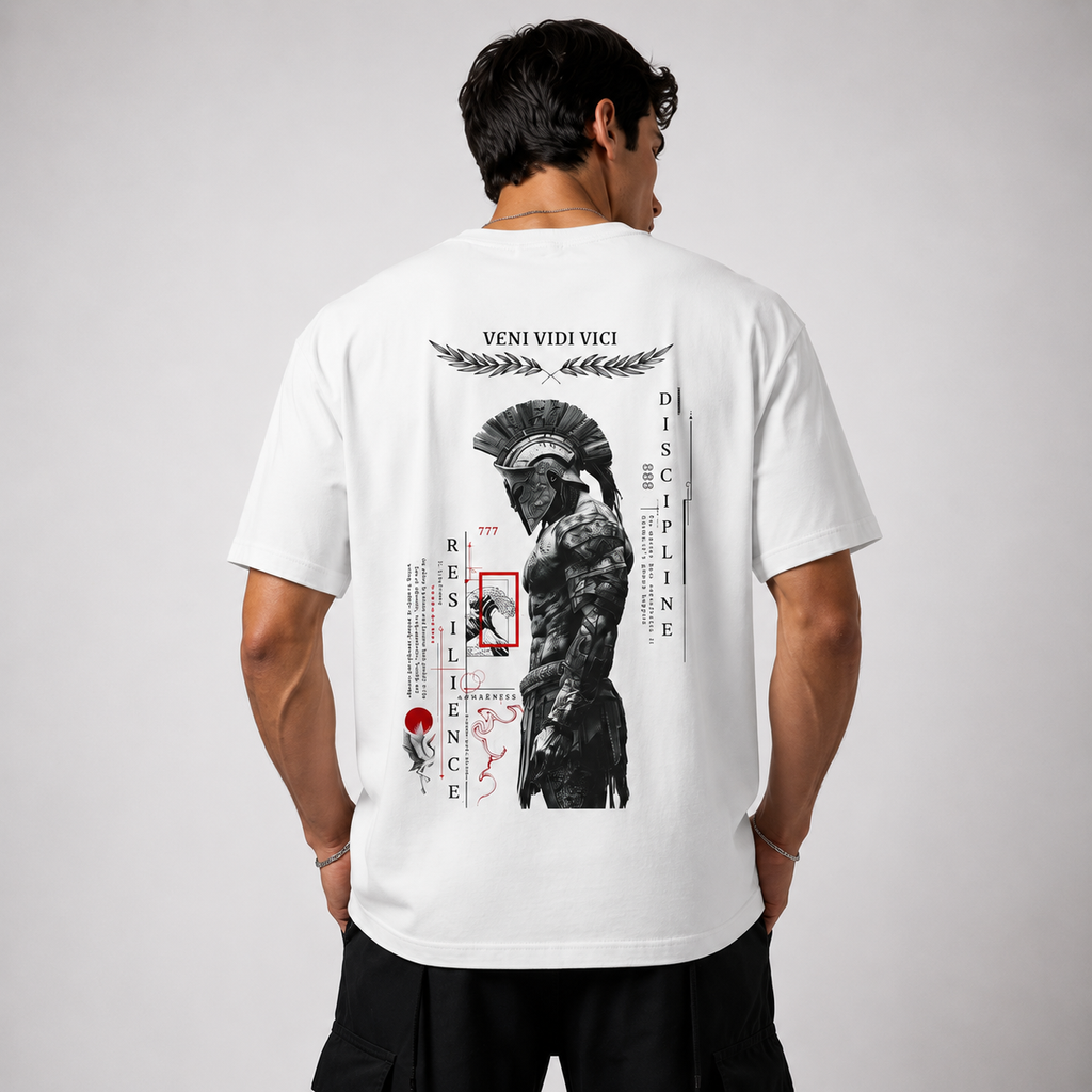 Dominus Spartan Tee — Graphic Roman Warrior Shirt