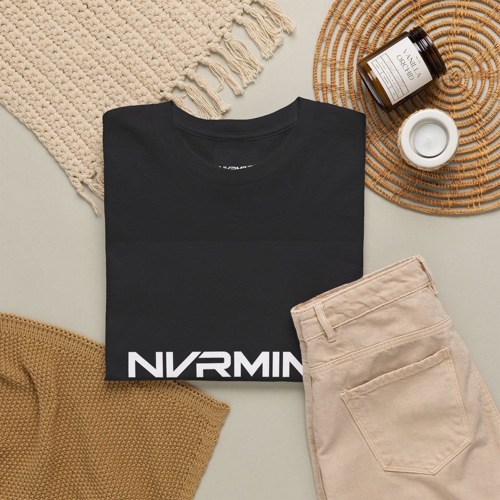 NVRMIND Graphic Tee — Minimalist Streetwear Logo T-Shirt